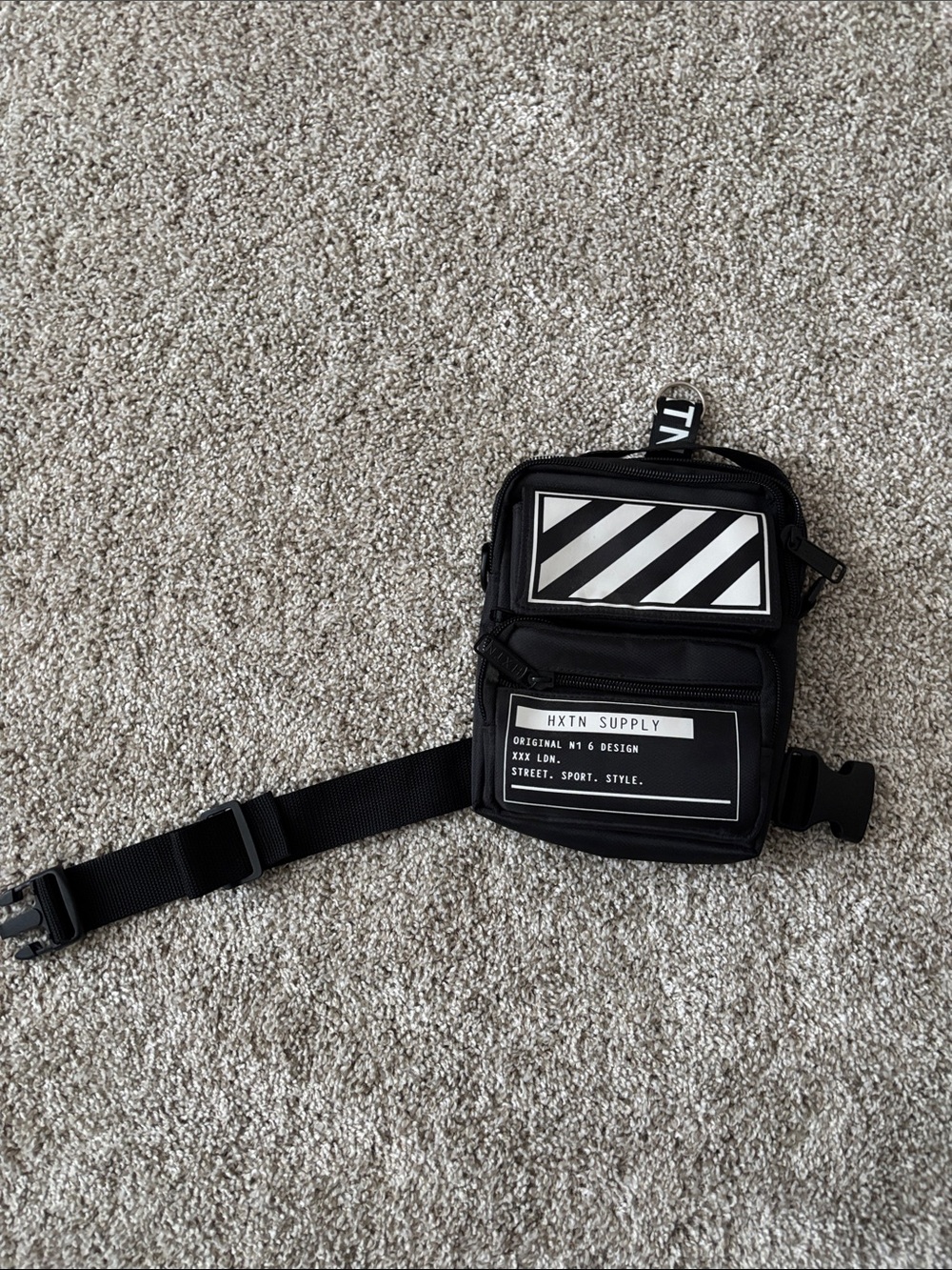 Black Crossbody Sling Bag